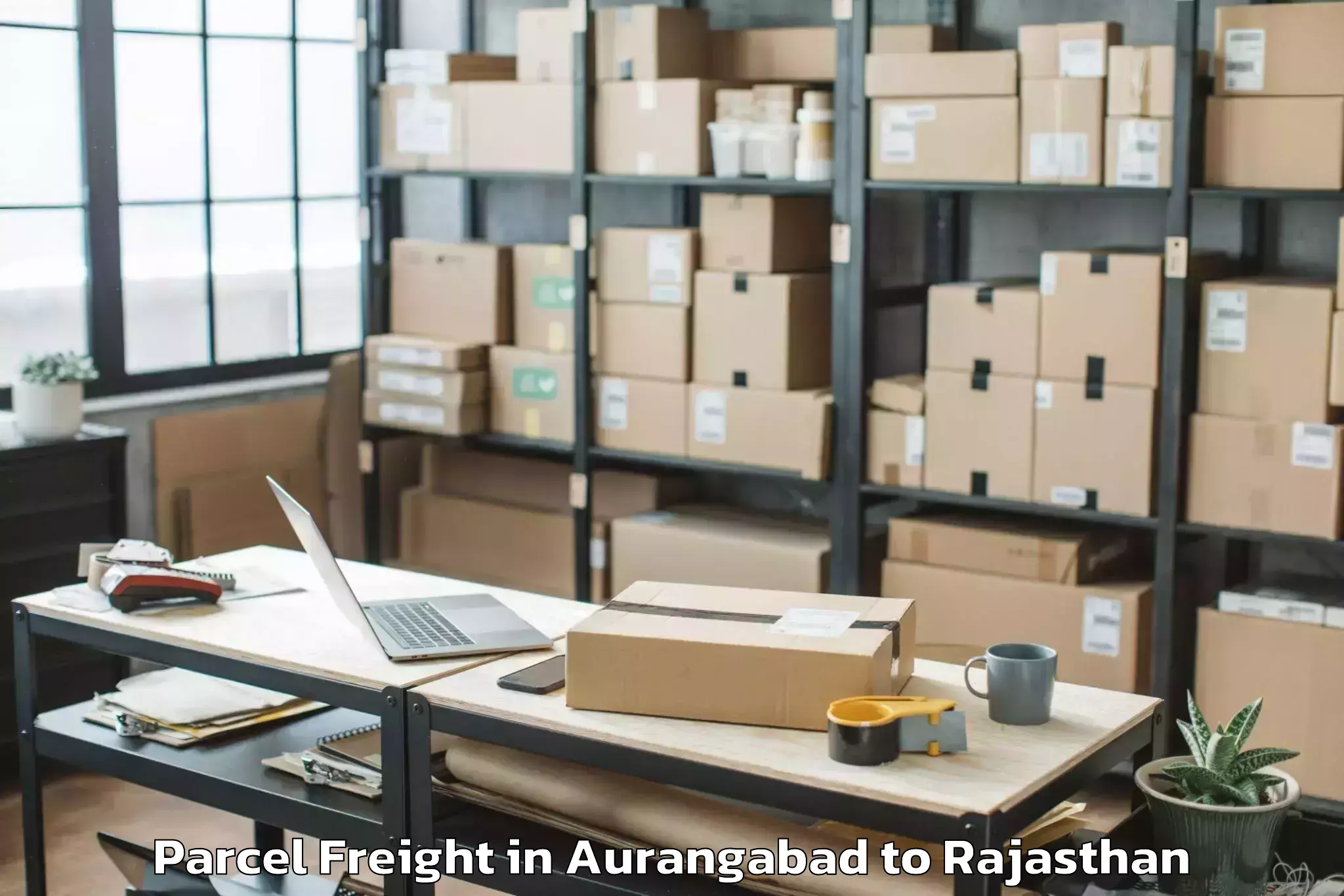 Aurangabad to Malsisar Parcel Freight Booking